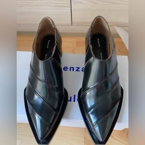 Proenza Schouler Glossy Black Oxfords